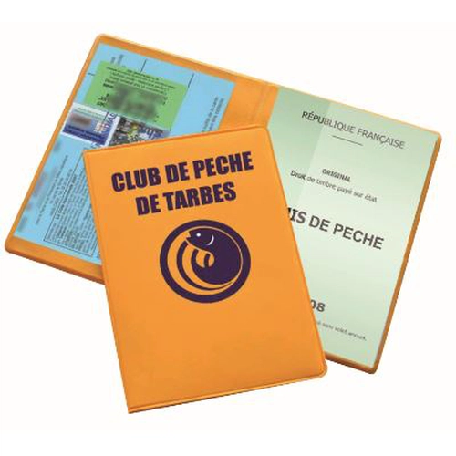 image du produit Porte permis de pêche 2 volets