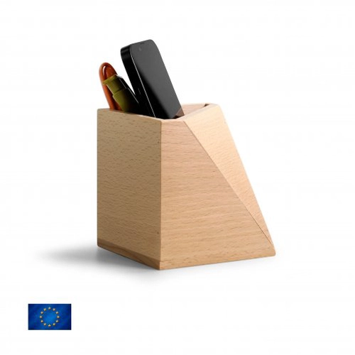 image du produit Pot à crayons fabrication europe - bois hêtre