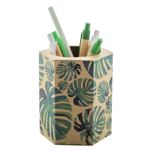 image du produit Pot à stylos en papier kraft - impression sublimation all over