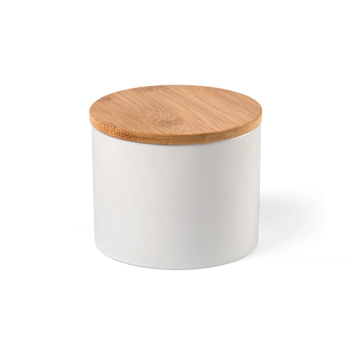 image du produit Récipient 525 ml en céramique - pot avec couvercle en bambou