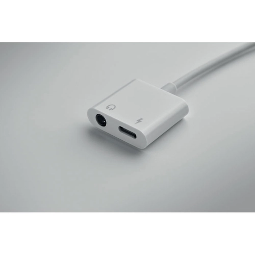 image du produit Répartiteur audio multifonctionnel USB type-C et jack 3,5 mm