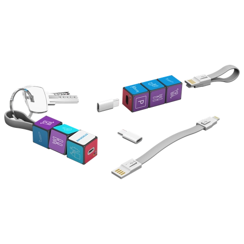 image du produit Rubik's mobile charging câble set - antistress