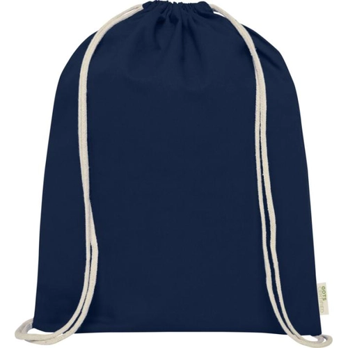 image du produit Sac à dos en coton avec fermeture à cordon - sac 140g 5 litres certifié GOTS