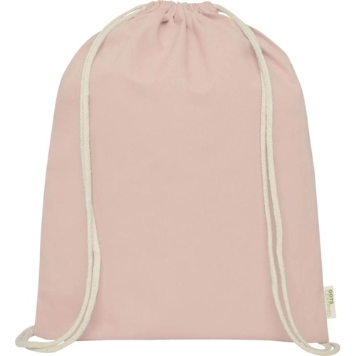 image du produit Sac à dos en coton avec fermeture à cordon - sac 140g 5 litres certifié GOTS