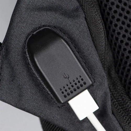 image du produit Sac à dos personnalisable avec anti-vole, prise USB et câble