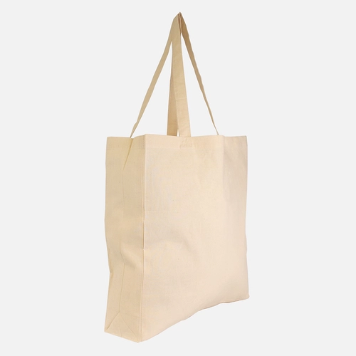 image du produit Sac cabas avec soufflet - 100% coton 160gr