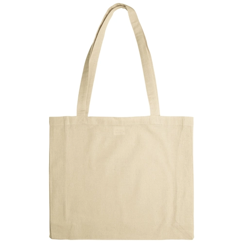 image du produit Sac coton écru avec soufflet certifié OEKO-TEX 140g.m2