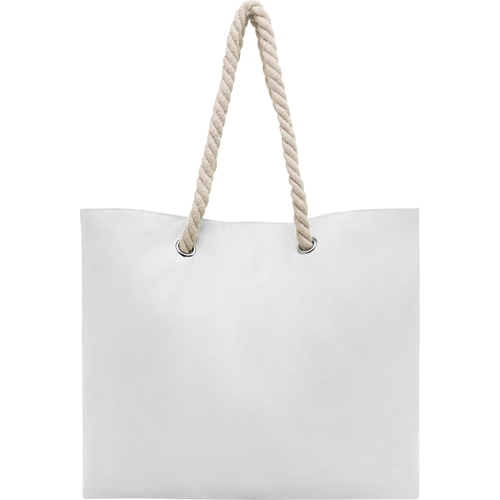 image du produit Sac de plage en polyester 300D - cordes en coton et œillets métal