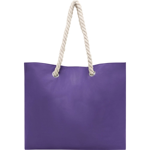 image du produit Sac de plage en polyester 300D - cordes en coton et œillets métal