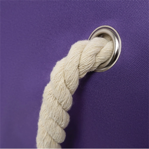 image du produit Sac de plage en polyester 300D - cordes en coton et œillets métal
