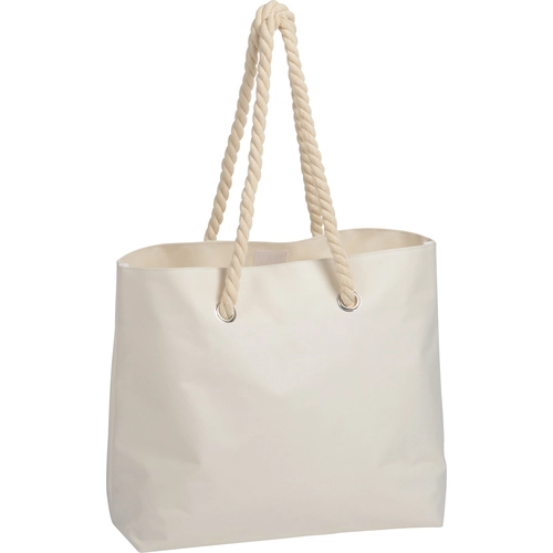 image du produit Sac de plage en polyester 300D - cordes en coton et œillets métal