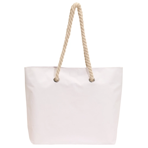 image du produit Sac de plage en polyester 300D - cordes en coton et œillets métal