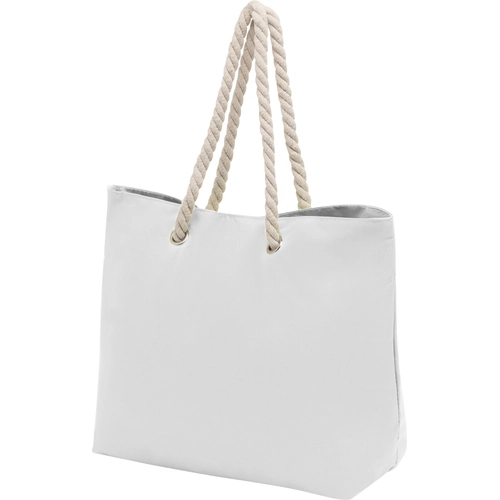 image du produit Sac de plage en polyester 300D - cordes en coton et œillets métal