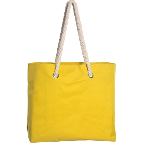 image du produit Sac de plage en polyester 300D - cordes en coton et œillets métal