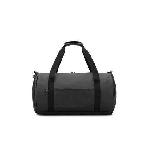 image du produit Sac de sport cylindrique en polyester recyclé haute densité 600D avec compartiment latéral pour les chaussures