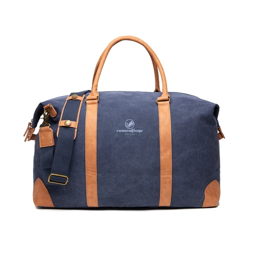 image du produit Sac de voyage élégant en toile recyclée certifié RCS - 47% en matière recyclée