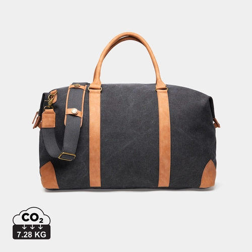 image du produit Sac de voyage élégant en toile recyclée certifié RCS - 47% en matière recyclée