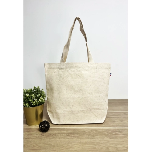 image du produit Sac en coton et chanvre 320gr/m2 - Totebag origine France garantie