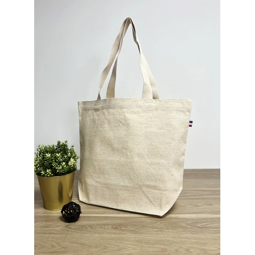 image du produit Sac en coton et chanvre 320gr/m2 - Totebag origine France garantie