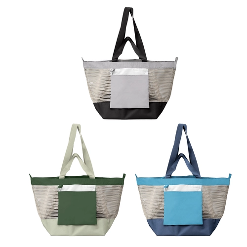 image du produit Sac fourre-tout en maille recyclée pliable – 45 L