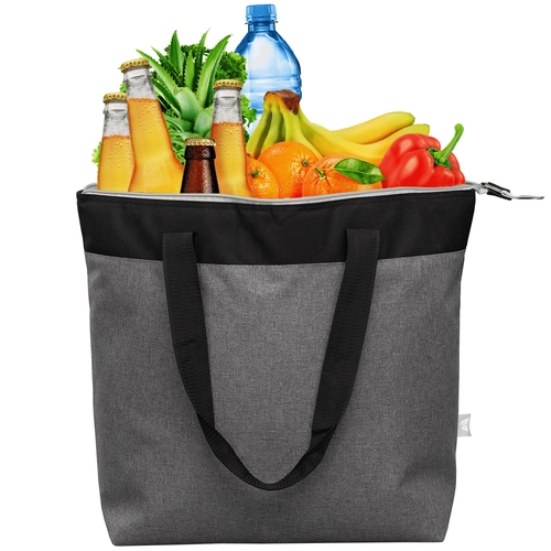 image du produit Sac isotherme 20L en polyester recyclé 600D avec fermeture zippée – 44 canettes