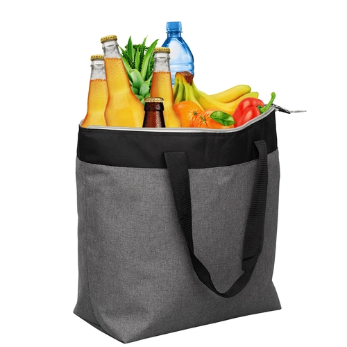image du produit Sac isotherme 20L en polyester recyclé 600D avec fermeture zippée – 44 canettes