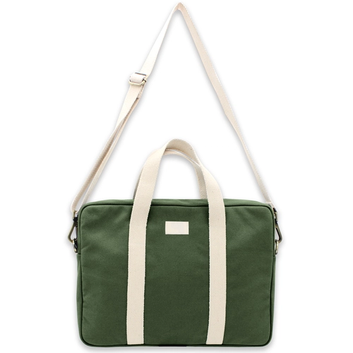 image du produit Sac ordinateur 15 pouces en coton bio certifié GOTS - fabriqué par une ONG