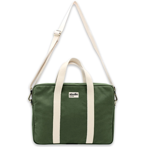 image du produit Sac ordinateur 15 pouces en coton bio certifié GOTS - fabriqué par une ONG