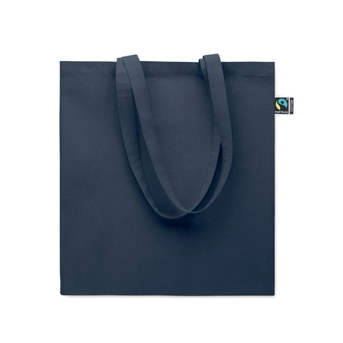 image du produit Sac shopping en coton avec soufflet et longues anses