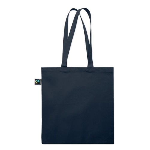 image du produit Sac shopping en coton avec soufflet et longues anses