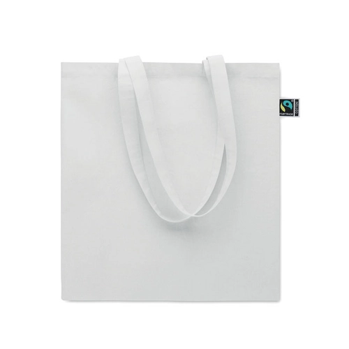 image du produit Sac shopping en coton avec soufflet et longues anses