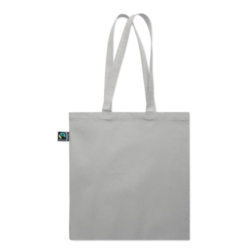 image du produit Sac shopping en coton avec soufflet et longues anses
