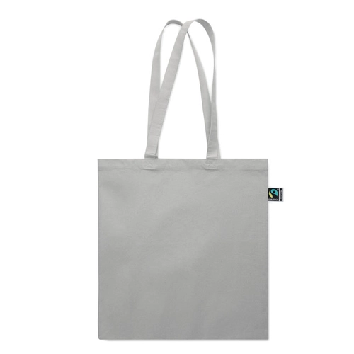 image du produit Sac shopping en coton avec soufflet et longues anses