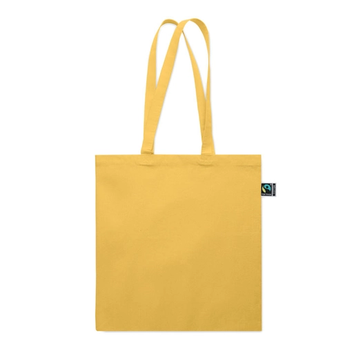image du produit Sac shopping en coton avec soufflet et longues anses