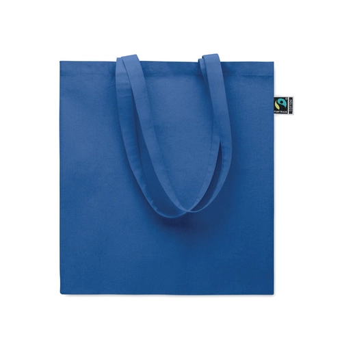 image du produit Sac shopping en coton avec soufflet et longues anses