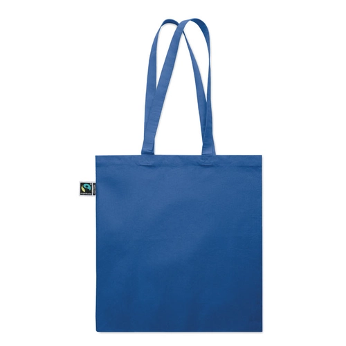 image du produit Sac shopping en coton avec soufflet et longues anses