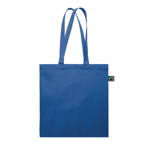 image du produit Sac shopping en coton avec soufflet et longues anses