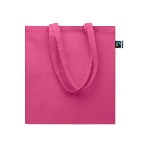 image du produit Sac shopping en coton avec soufflet et longues anses