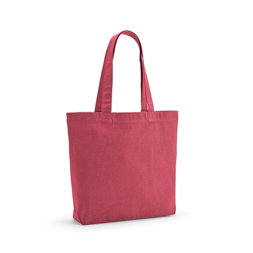 image du produit Sac shopping en coton recyclé et RPET avec soufflet - Totebag 180g/m2 aux couleurs vives