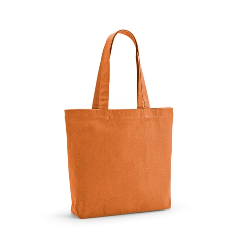 image du produit Sac shopping en coton recyclé et RPET avec soufflet - Totebag 180g/m2 aux couleurs vives