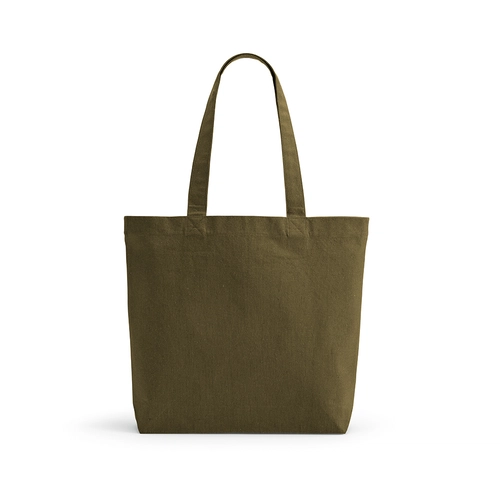 image du produit Sac shopping en coton recyclé et RPET - Totebag 280g/m2 avec soufflet