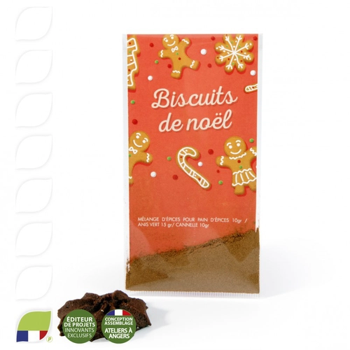 image du produit Sachet transparent avec message et épices