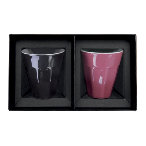 image du produit Set de 2 tasses expresso 8 cl dans coffret cadeau