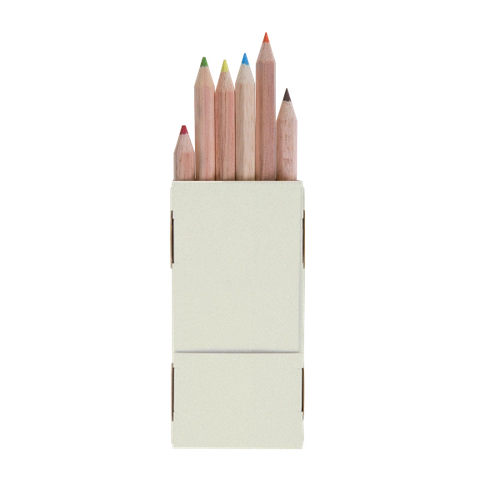 image du produit Set de 6 crayons de couleurs Made In France