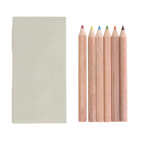 image du produit Set de 6 crayons de couleurs Made In France