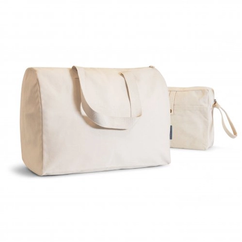 image du produit Set de sac de voyage avec trousse - 100% coton bio GOTS