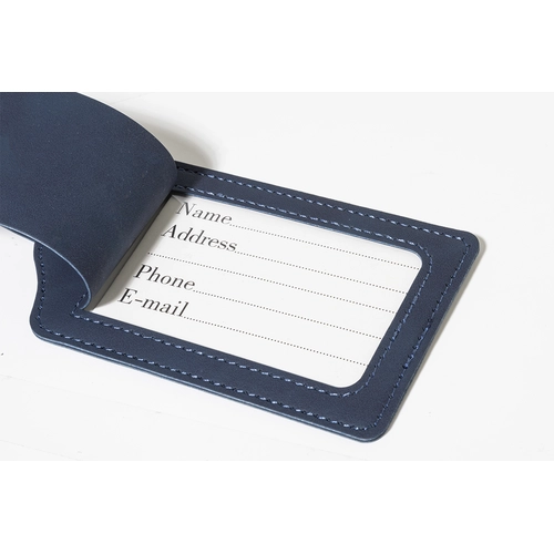 image du produit Set de voyage, porte-passeport et étiquette à bagages en PU recyclé