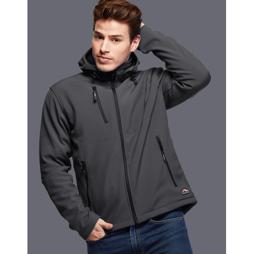 image du produit Softshell Homme 2 couches - capuche détachable