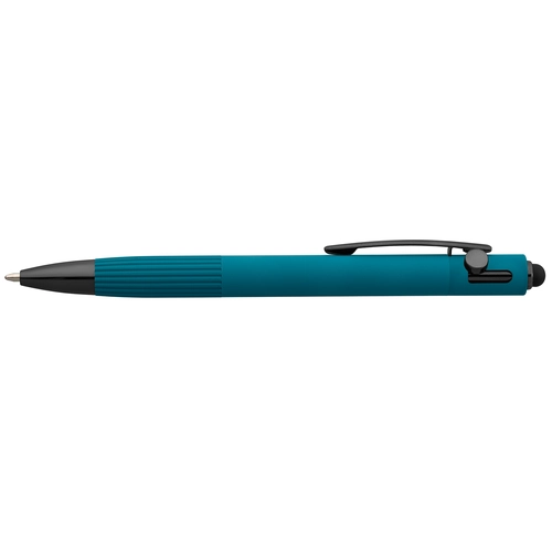 image du produit Stylo à bille en aluminium recyclé - mécanisme à bouton-poussoir et stylet