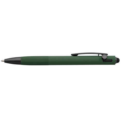 image du produit Stylo à bille en aluminium recyclé - mécanisme à bouton-poussoir et stylet
